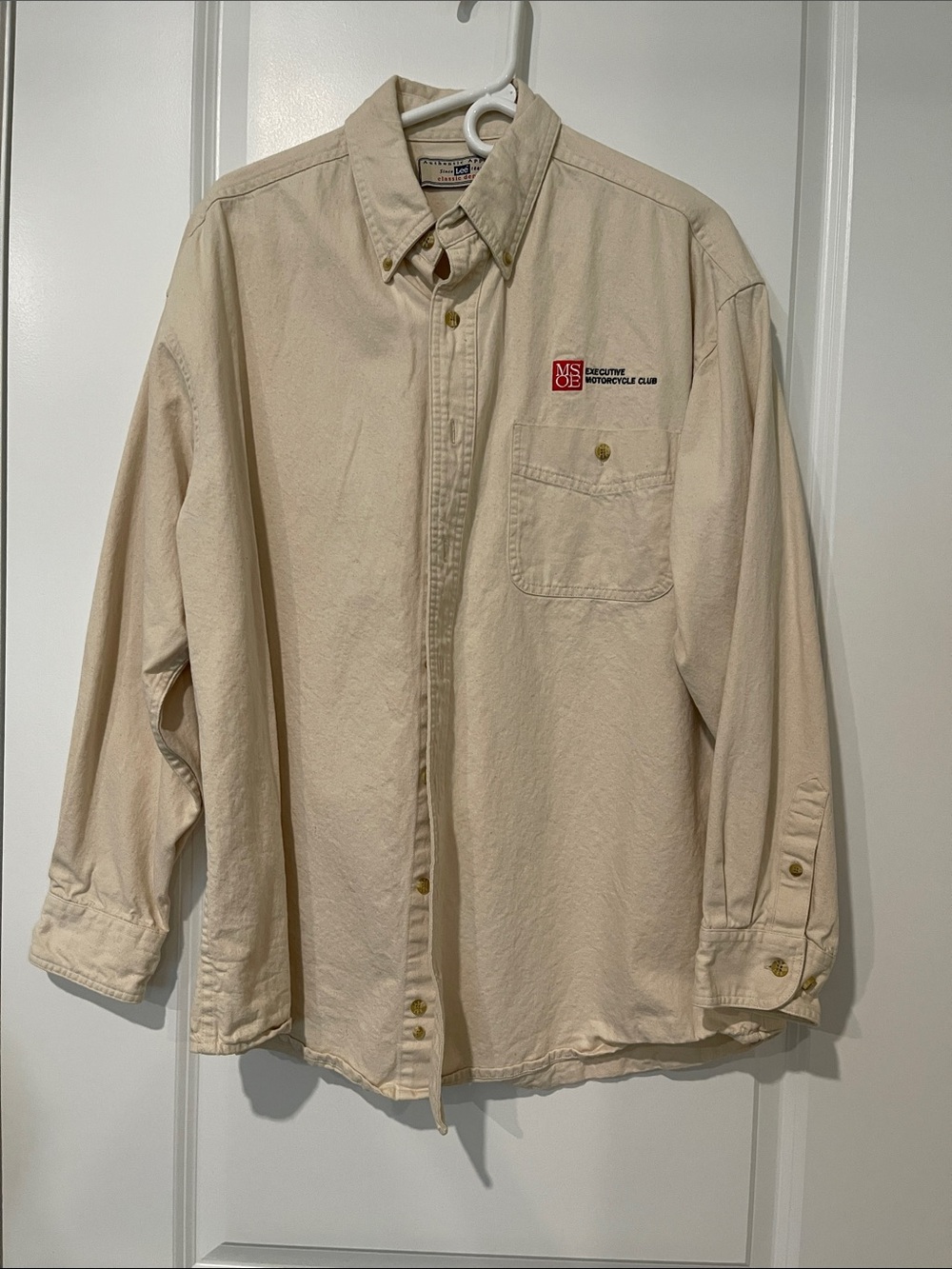Lee Denim Shirt with Label Accents